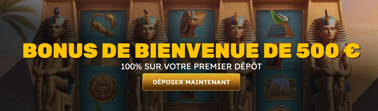 Amon Casino, bonus de bienvenue 500€
